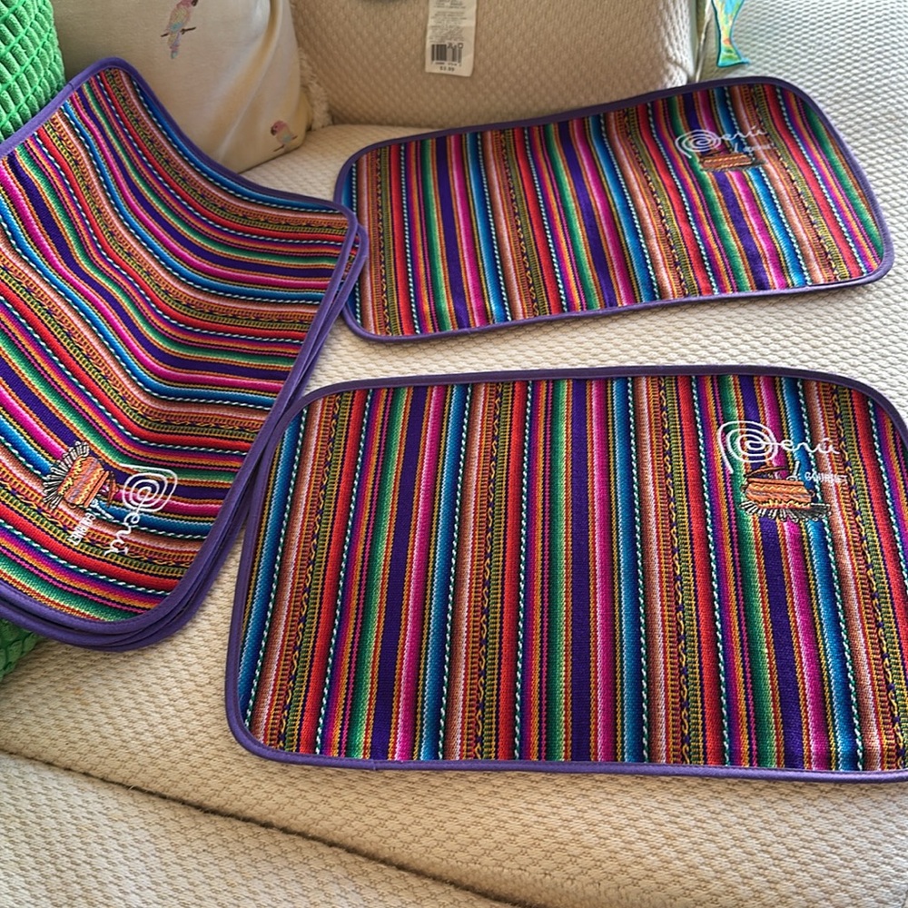 Perú 🇵🇪 gourmet 6 placemats cotton design New 🆕 - Picture 4 of 4